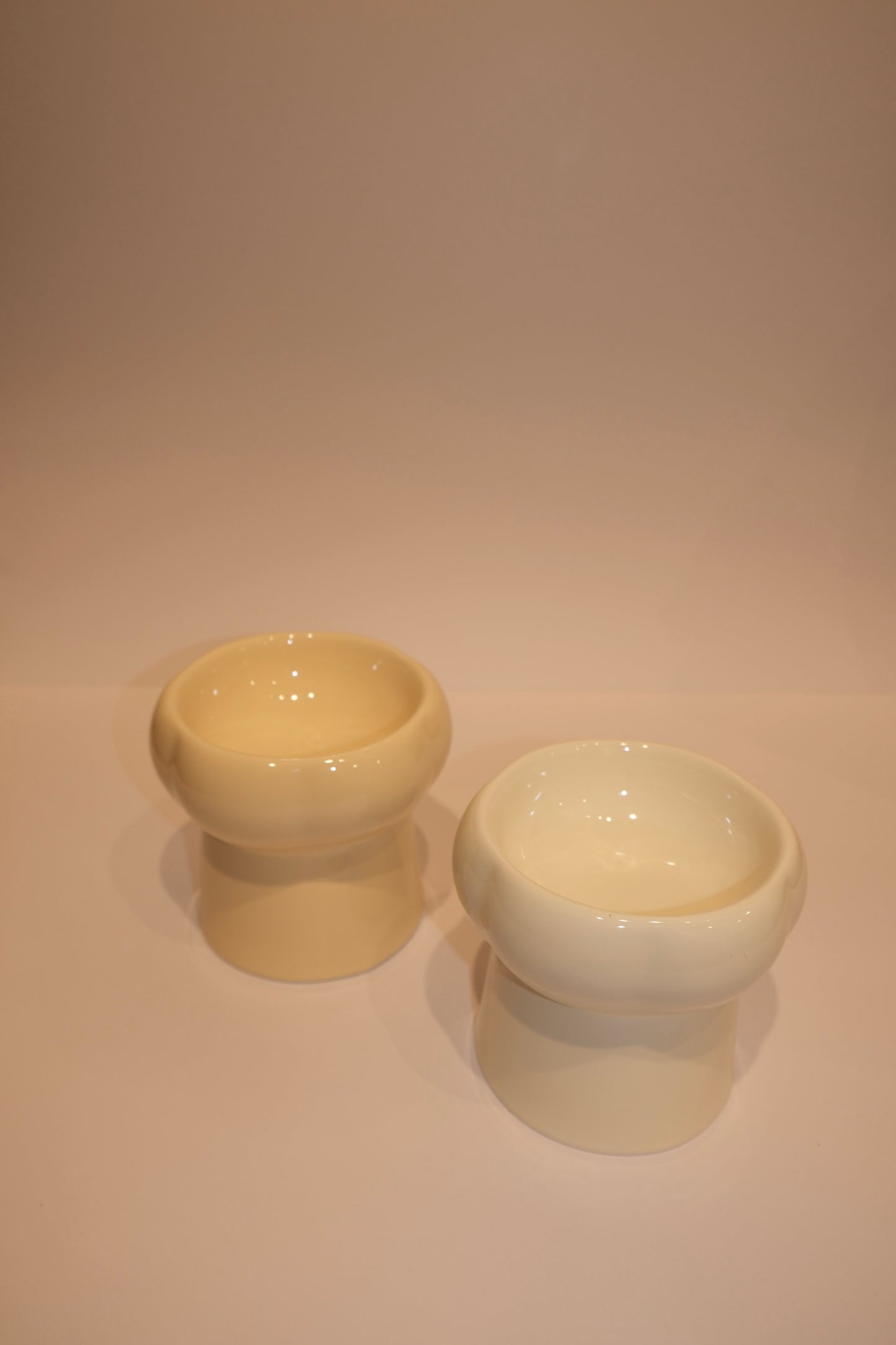 White High Stand Bowl