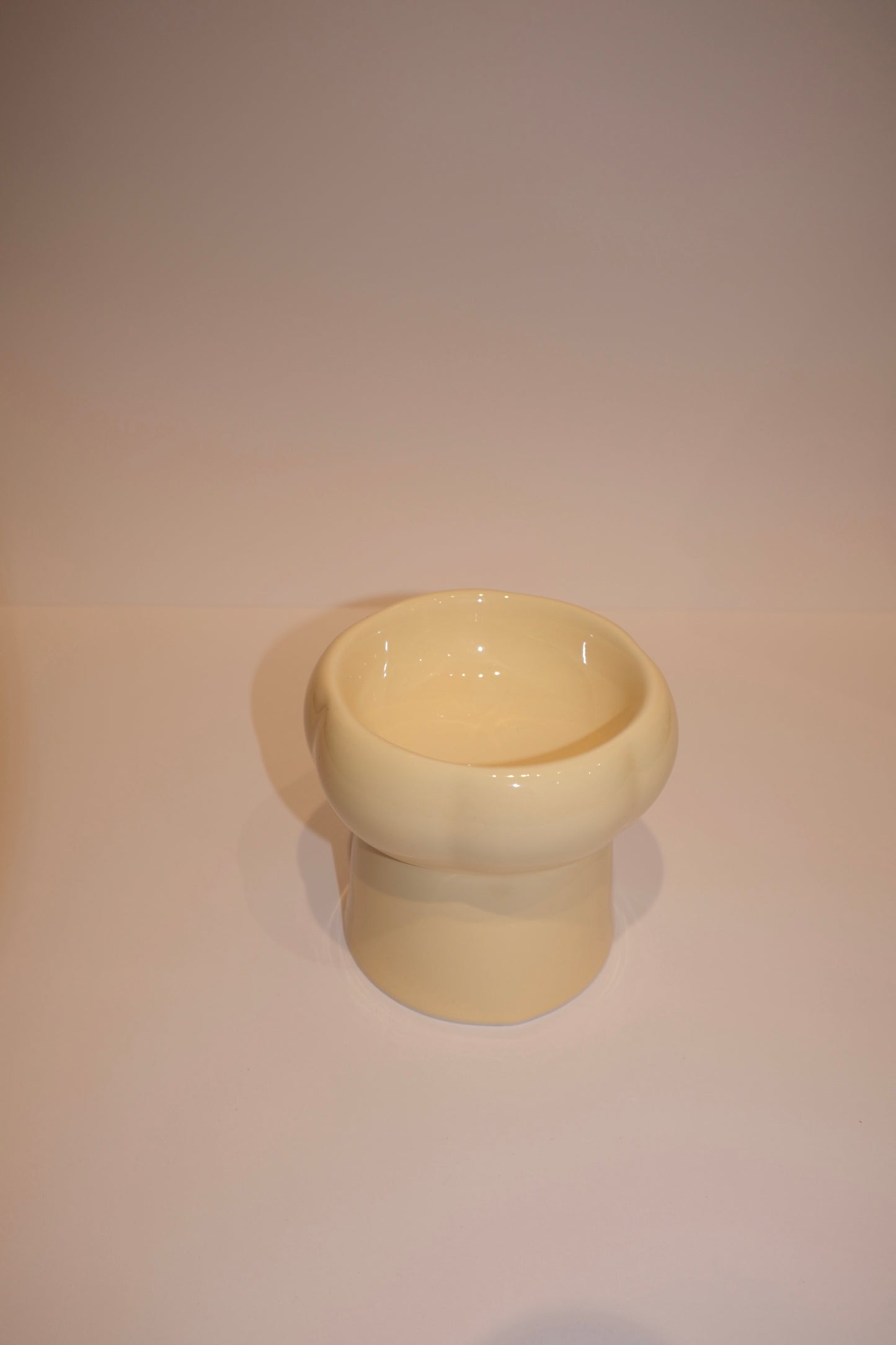 White High Stand Bowl