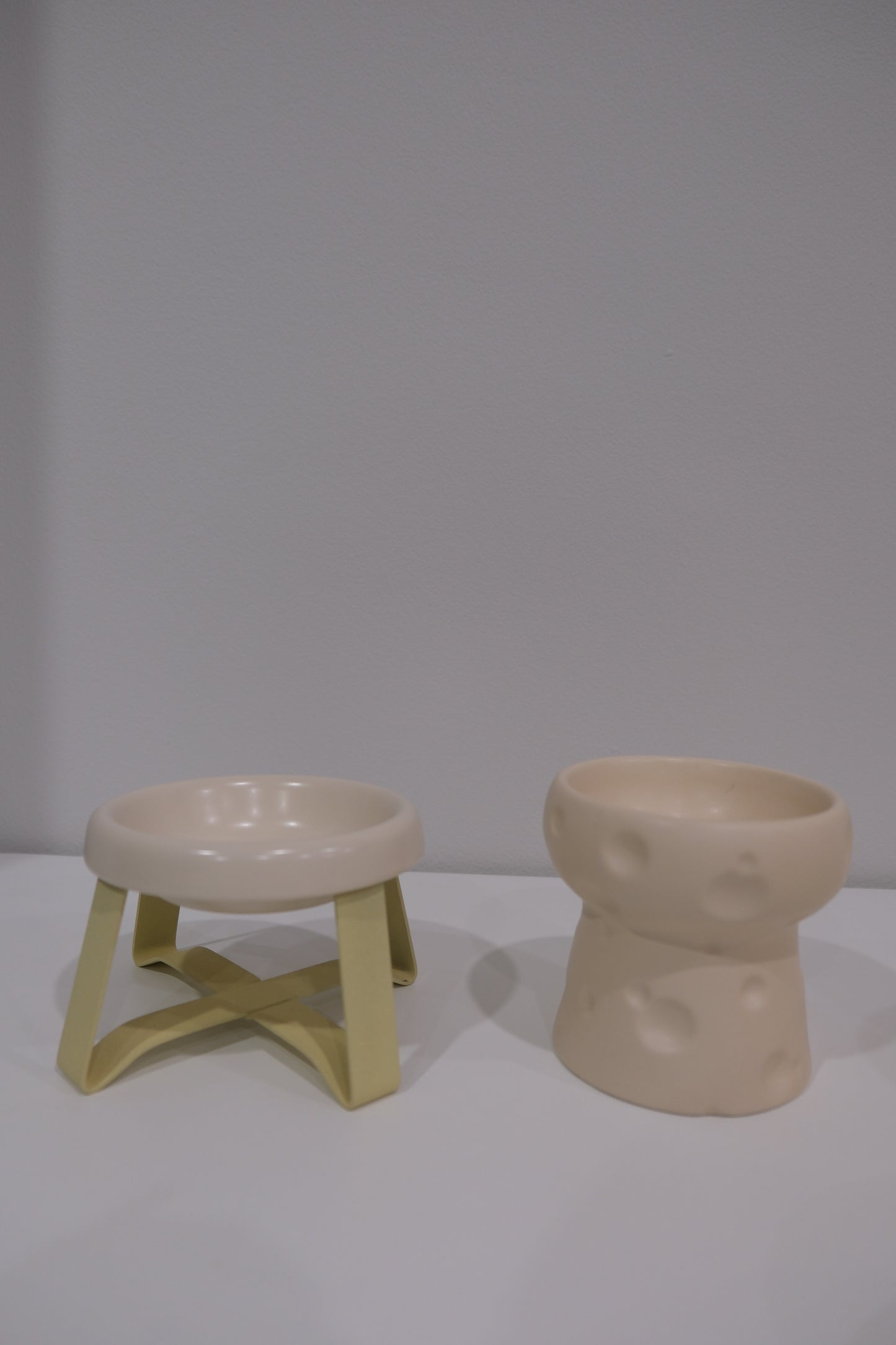 White Bowl Yellow Stand