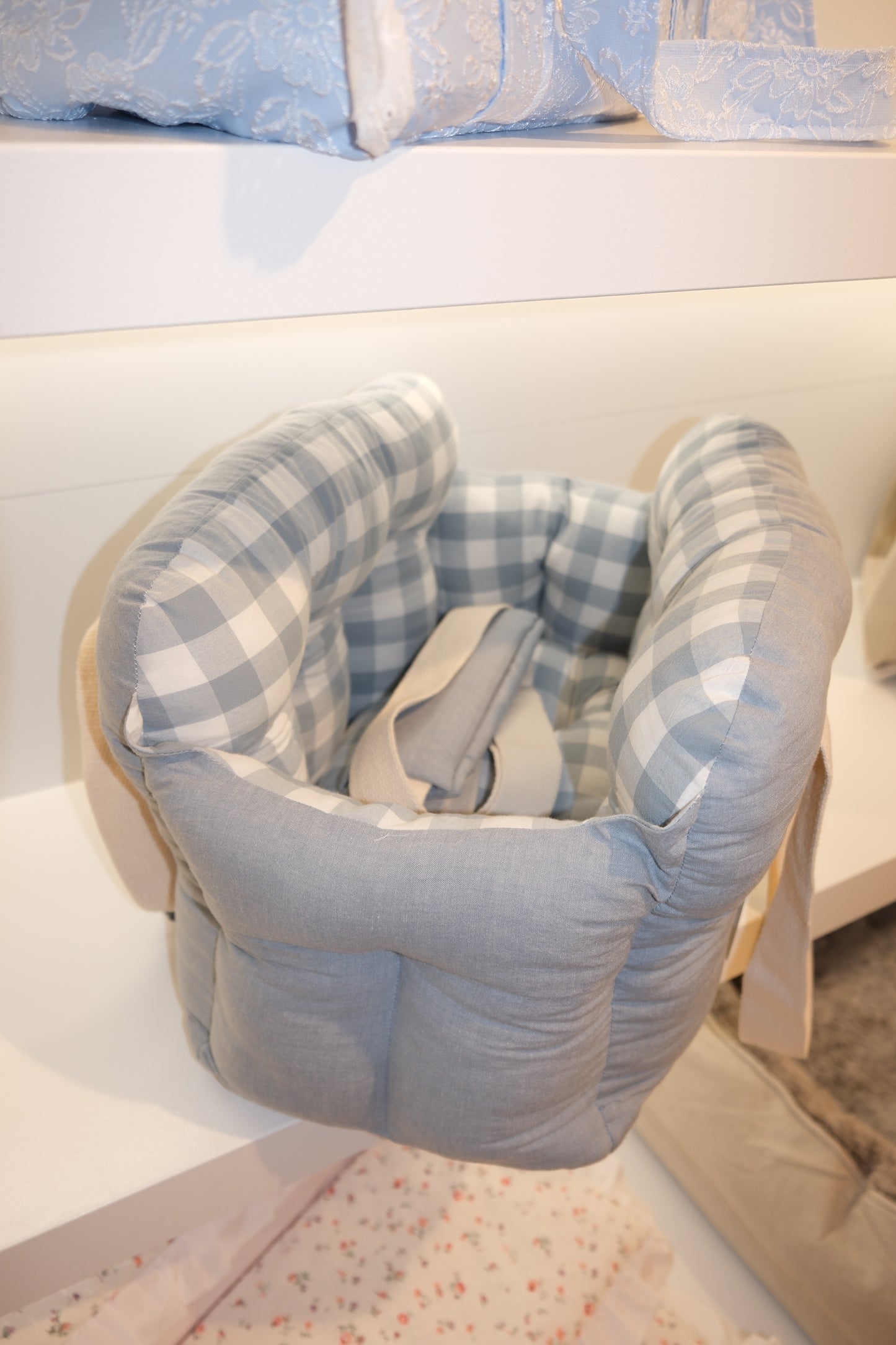 Blue Puff Bag