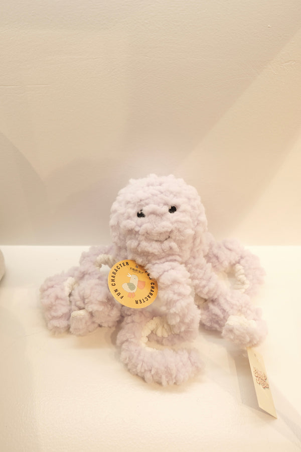 Fluffy Purple Octopus