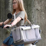 Grey Zip Up Bag
