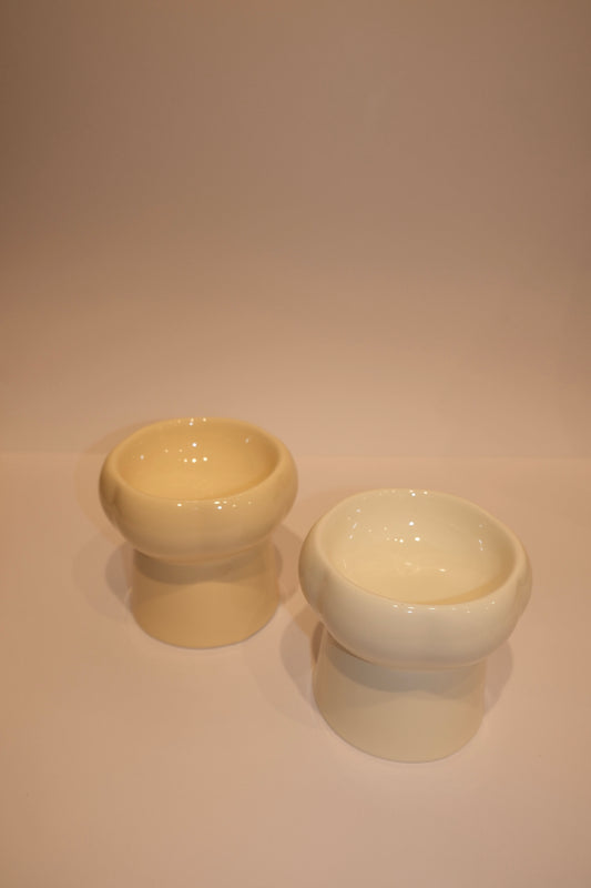 White High Stand Bowl