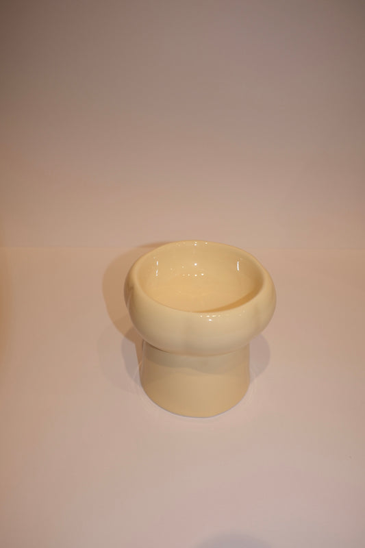 White High Stand Bowl