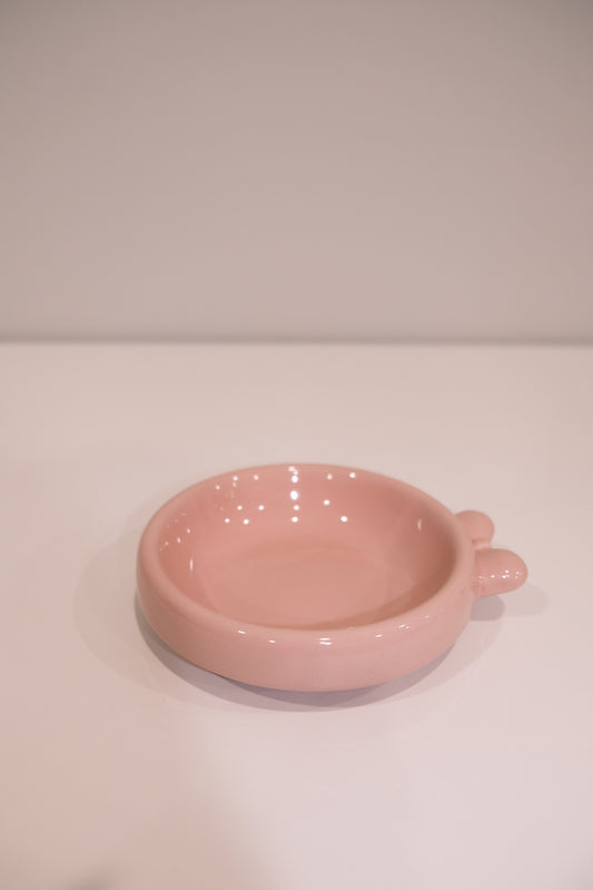 Pink Flat Bowl