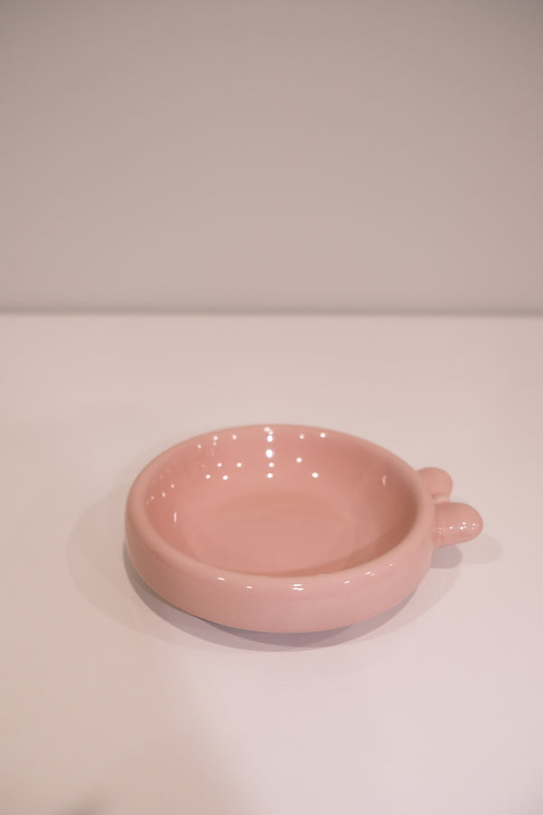 Pink Flat Bowl