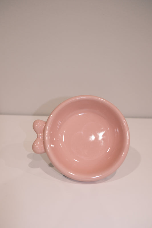 Pink Flat Bowl
