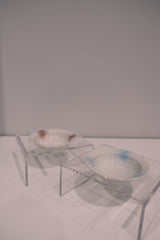 Pink Planet Bowl With Stand