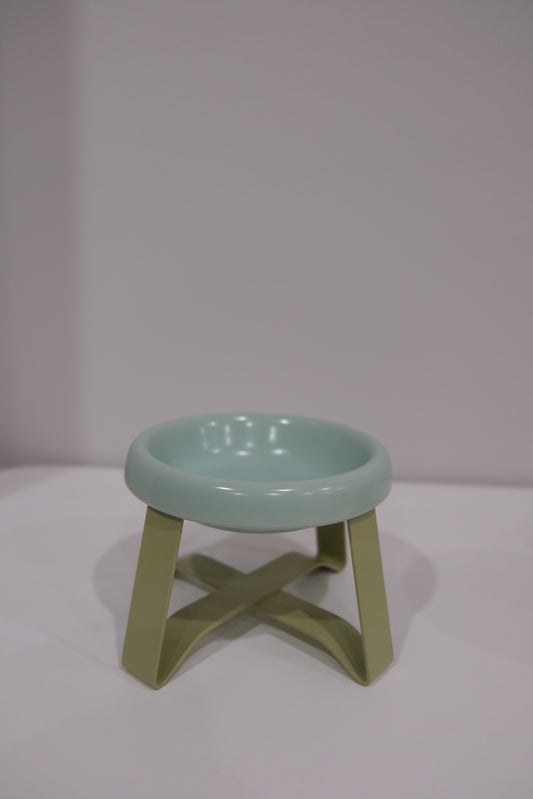 Double Green Bowl Stand