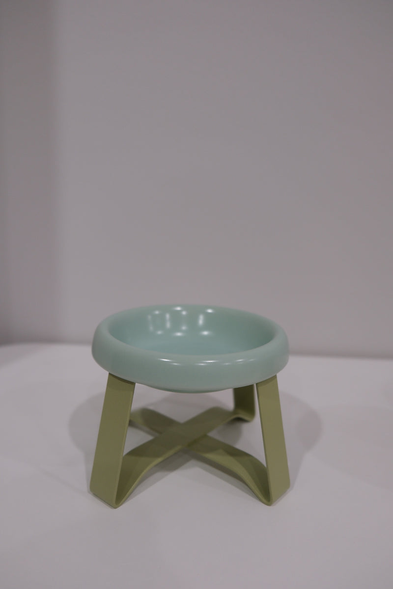 Double Green Bowl Stand