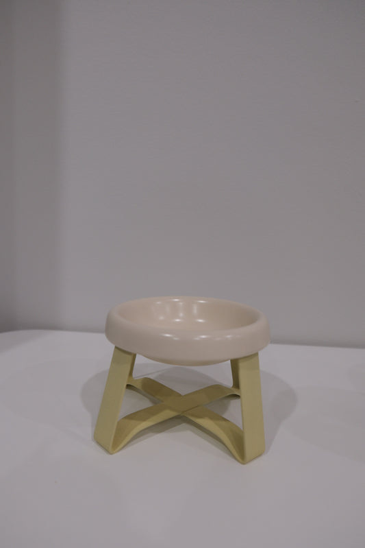 White Bowl Yellow Stand