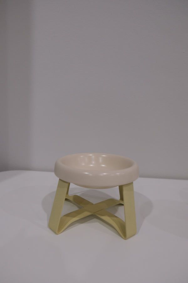 White Bowl Yellow Stand
