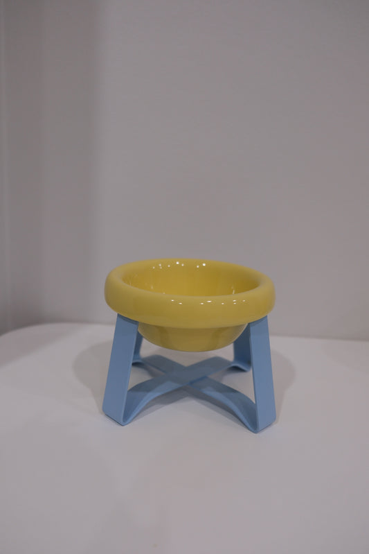 Yellow Bowl Blue Stand(Deep)