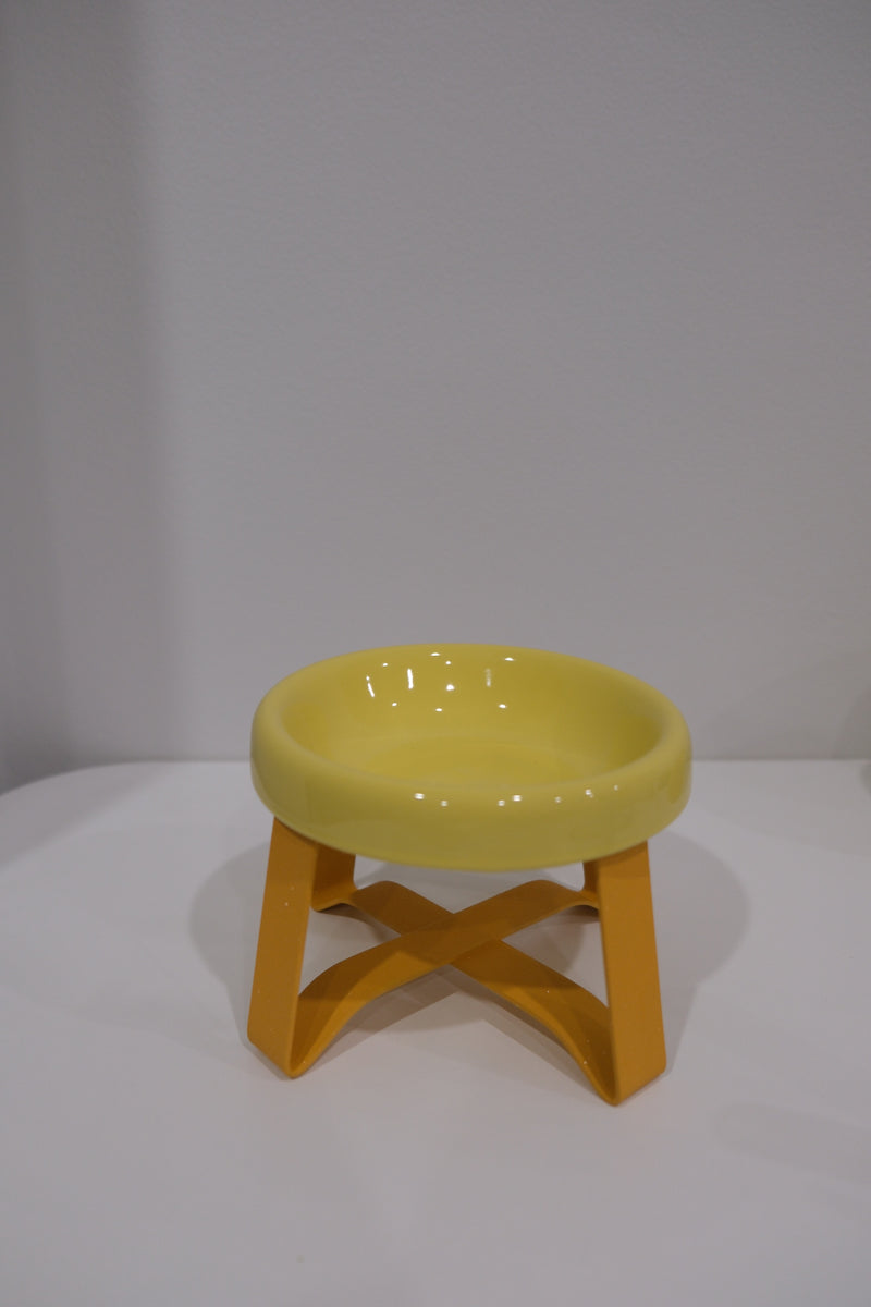 Yellow Bowl Orange Stand