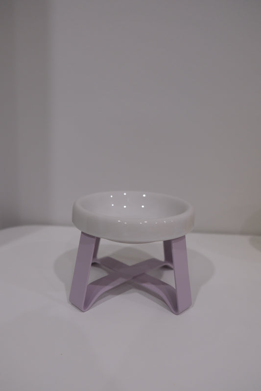 White Bowl Purple Stand