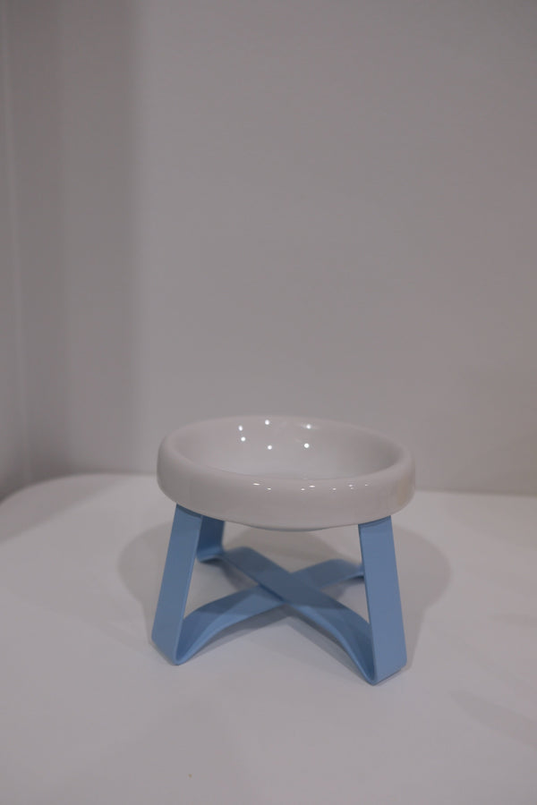 White Bowl Blue Stand
