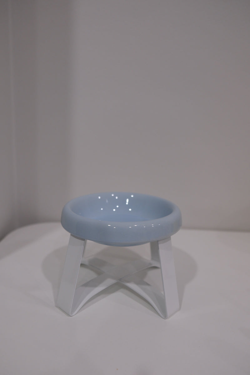Blue Bowl White Stand