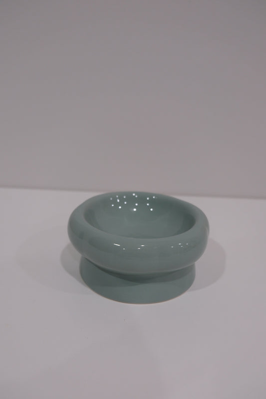 Low Stand Green Bowl