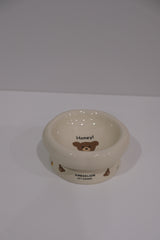 Low White Stand Bowl