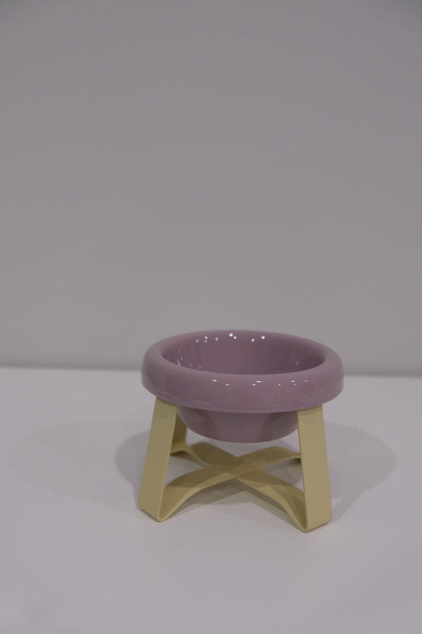 Purple Bowl Yellow Stand(Deep)
