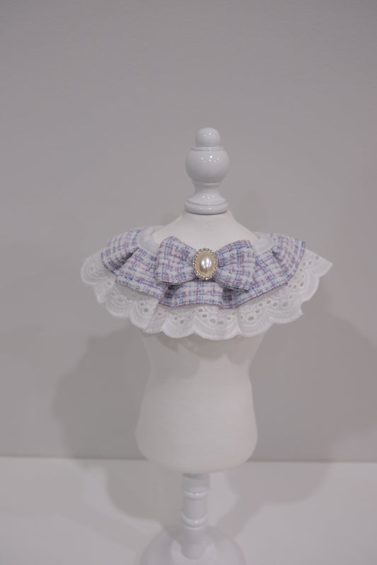 Purple Gridded Collar