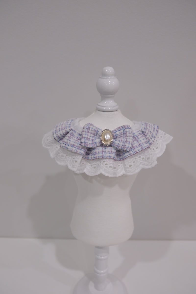 Purple Gridded Collar