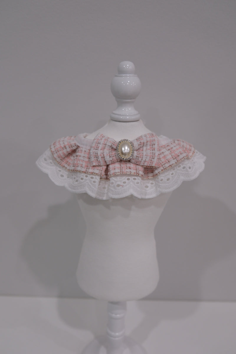 Pink Gridded Collar