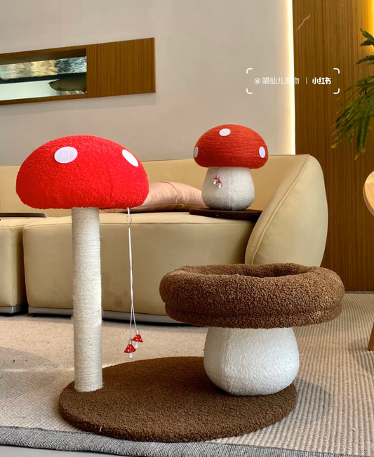 Mushroom Cat Tree