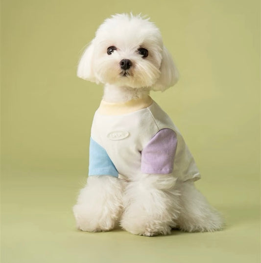 UPUPU White Mixed Colour Shirt