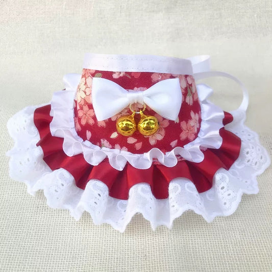 Red Collar with Golden Bell