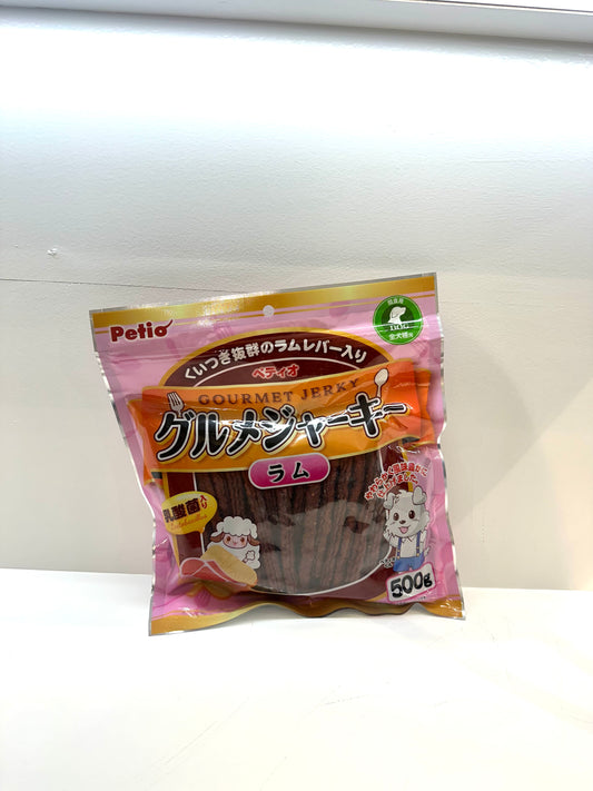 Petio Gourmet Jerky Lamb 500g