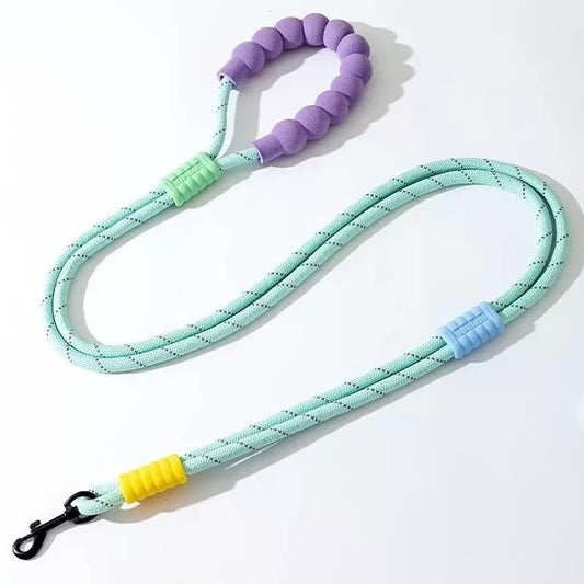 Bubble Handle Green Leash