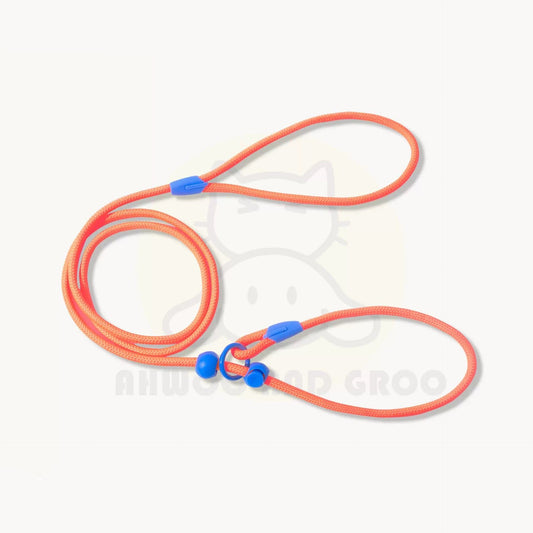 Bright Orange Rope Leash