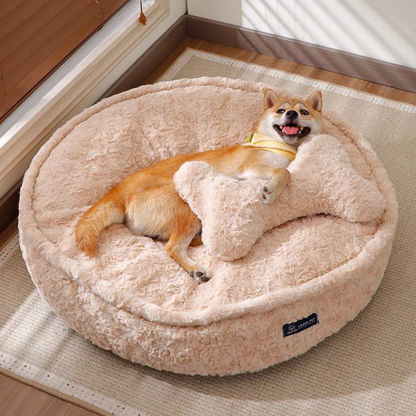 Pink Round Bed
