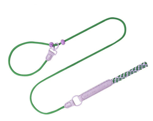 Green Purple Rope Leash