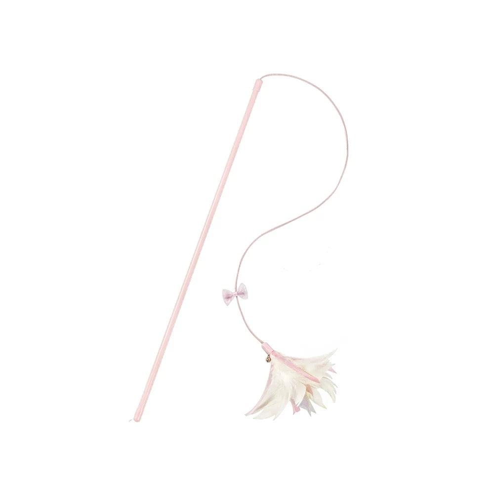 Pink Feather Cat Toy
