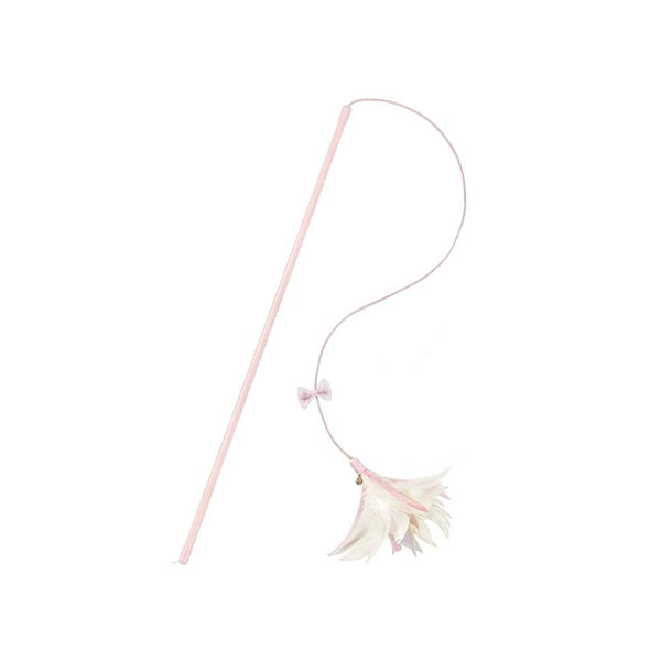 Pink Feather Cat Toy