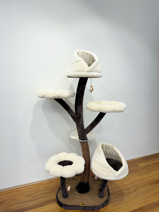 Six Flower Piece Cat Tree